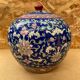 Ancien Grand Pot Gingembre Tongzhi Dynastie QING Céramique Chinois XIXeme