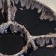 Large compartmented dish, ceramic, M. Giuge, Vallauris