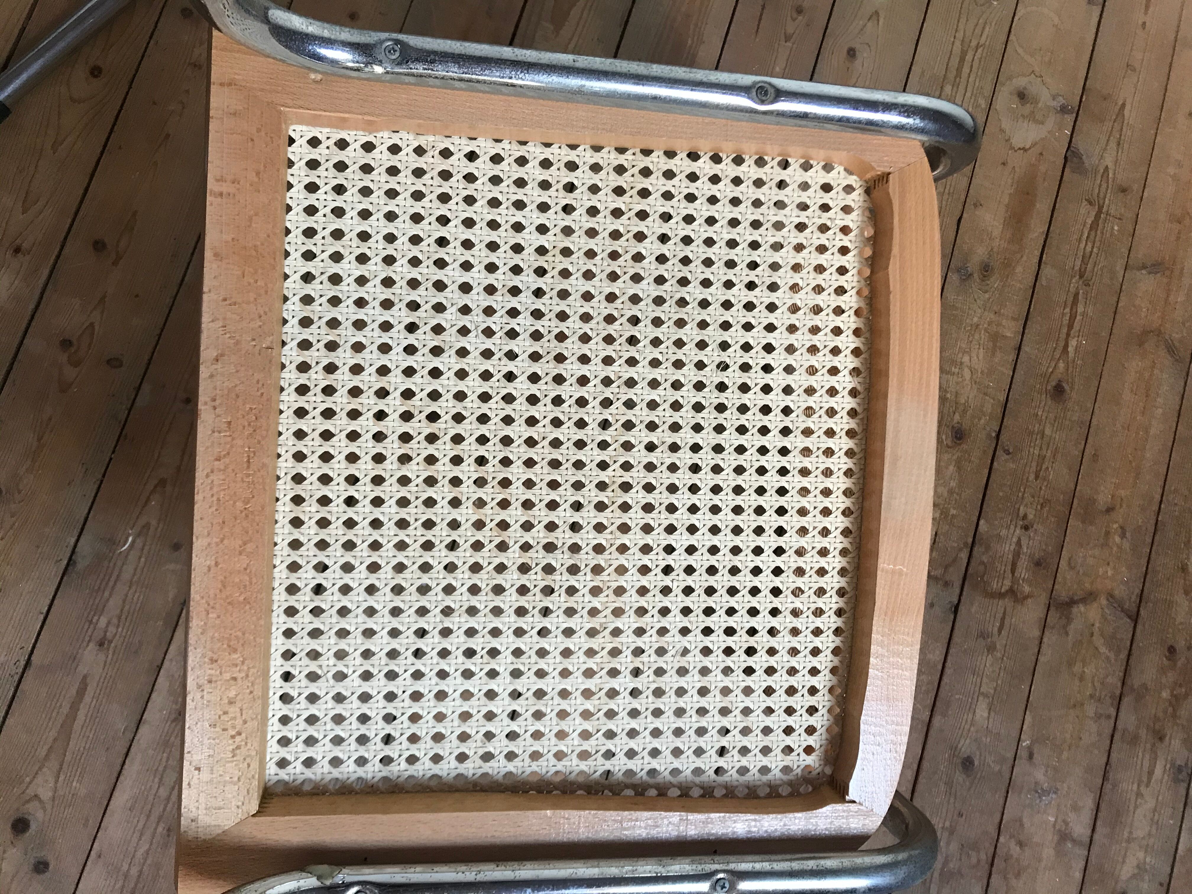 2 chairs Cesca B32 BY Marcel Breuer