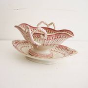 Old sauceboat Creil & Montereau – Flora Rocaille