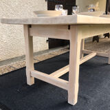 Solid wood dining table