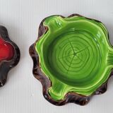 Pair of vintage Vallauris ashtrays 1960