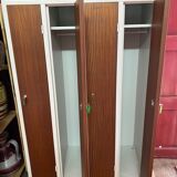 Casiers industriels en teck mi-siècle modernes