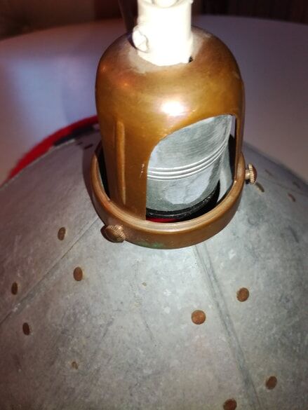 Industrial zinc hanging