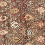 Bohemian Chic Moroccan Handcrafted Wool Rug