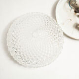 Gold ceiling lamp 1960 molded glass