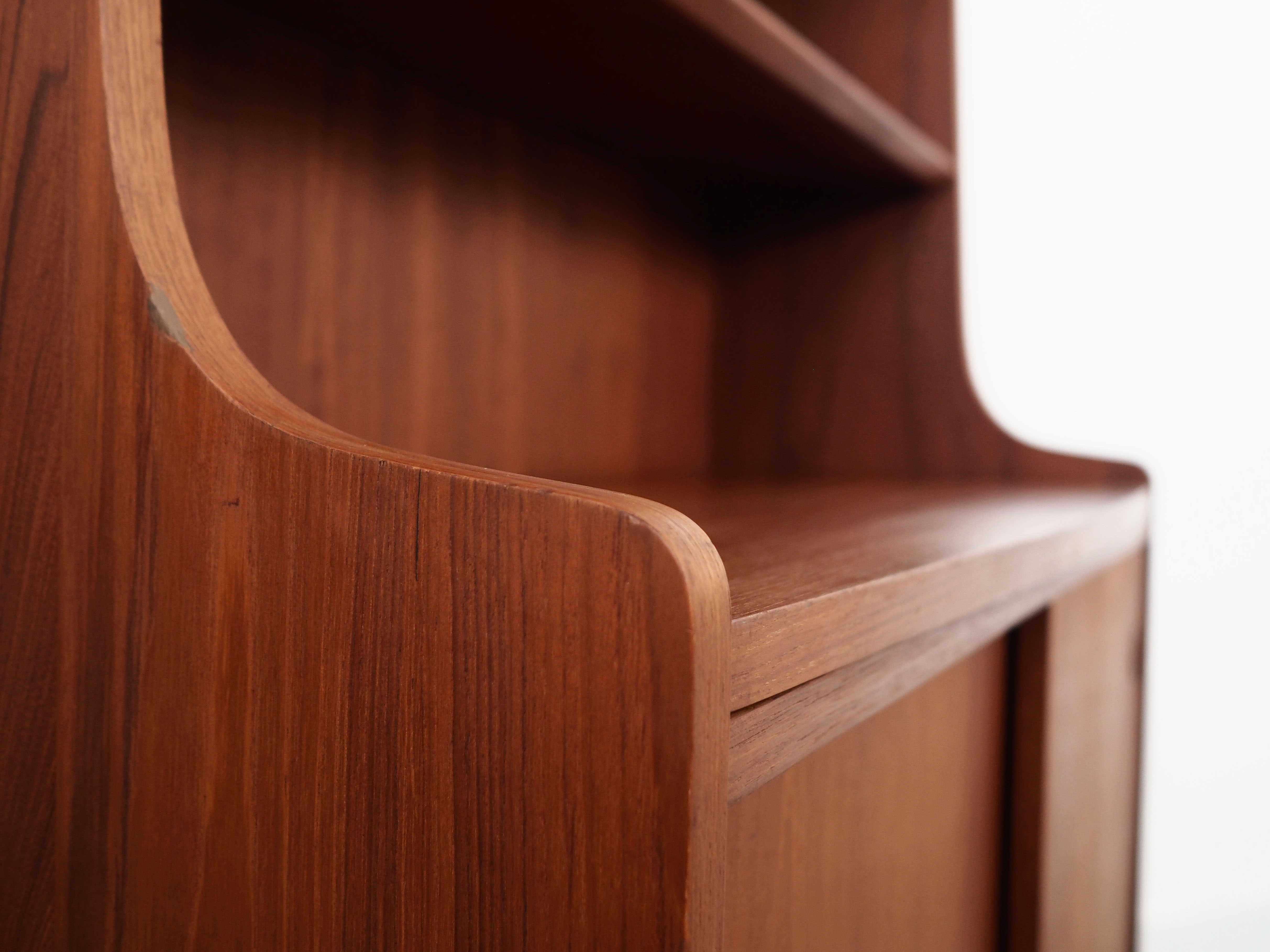 Teak bookcase, Danish design, 1960s, designer: Johannes Sorth, production: Bornholm