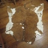 Vintage cowhide carpet