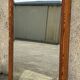 Large vintage cabinet door mirror, 40s/50s