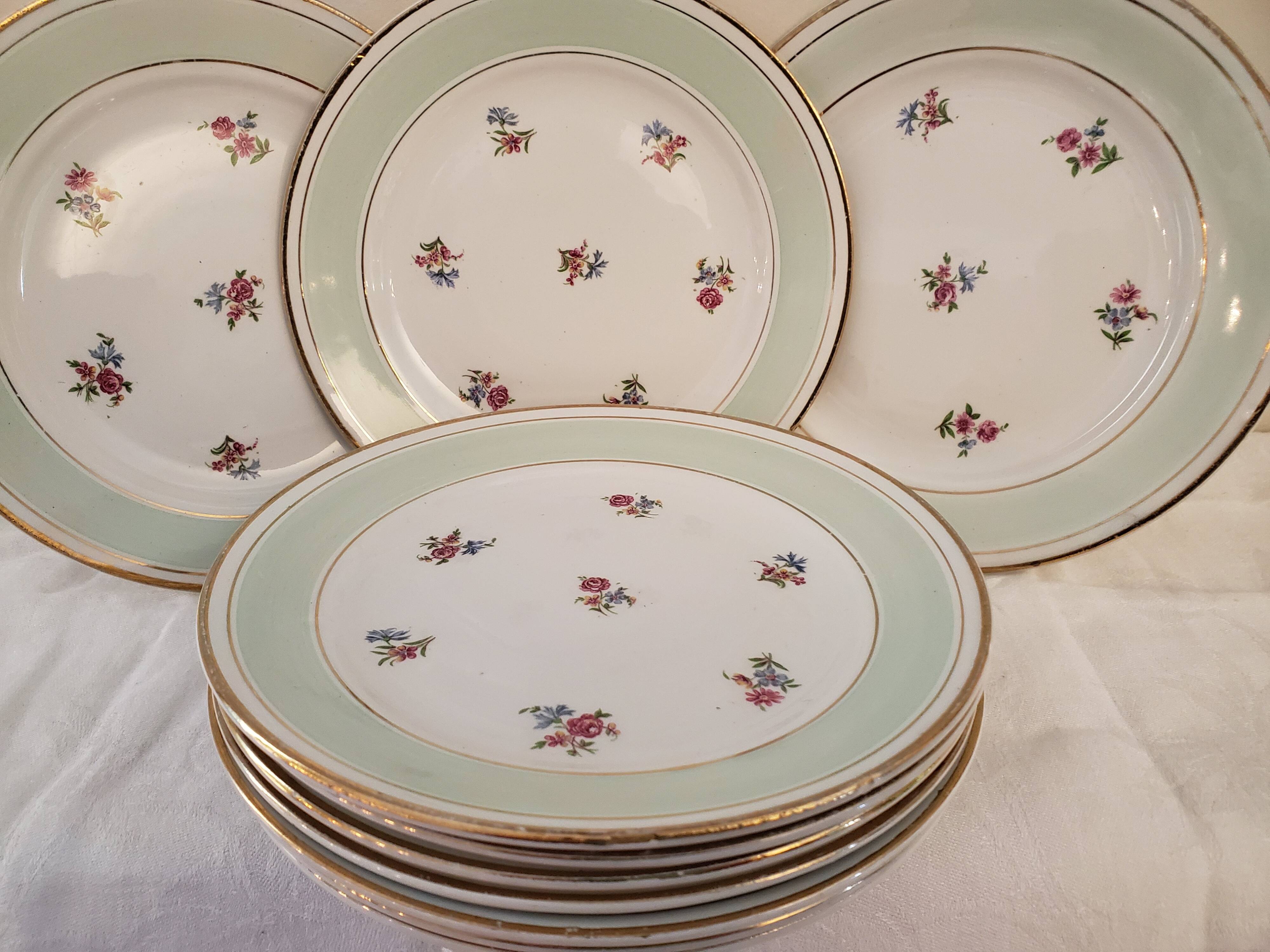 50's dessert plates