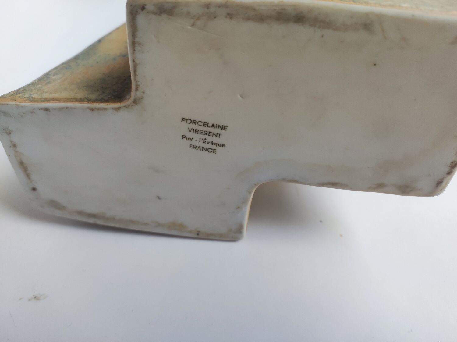 Virebent porcelain vase