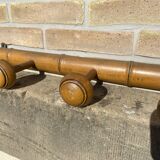 Coat rack vintage bamboo hooks