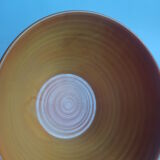 Brown salad bowl Arcopal vintage volcano model