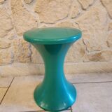 Tam Tam designer stool in green plastic