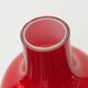 Lampes suspendues en verre rouge allemandes du milieu du siècle par Peill & Putzler, années 1960, lot de 2