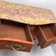Commode de style Louis XV en placage d'acajou et bois de rose XX siècle