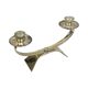 Vintage modernist WMF two-arm candle holder, Radtke model (1958), silver