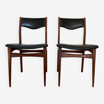 Pair of vintage Scandinavian chairs 1960