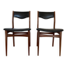 Paire de chaises scandinaves vintage 1960
