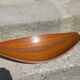 Scandinavian teak fruit bowl stamped from the 1950s.