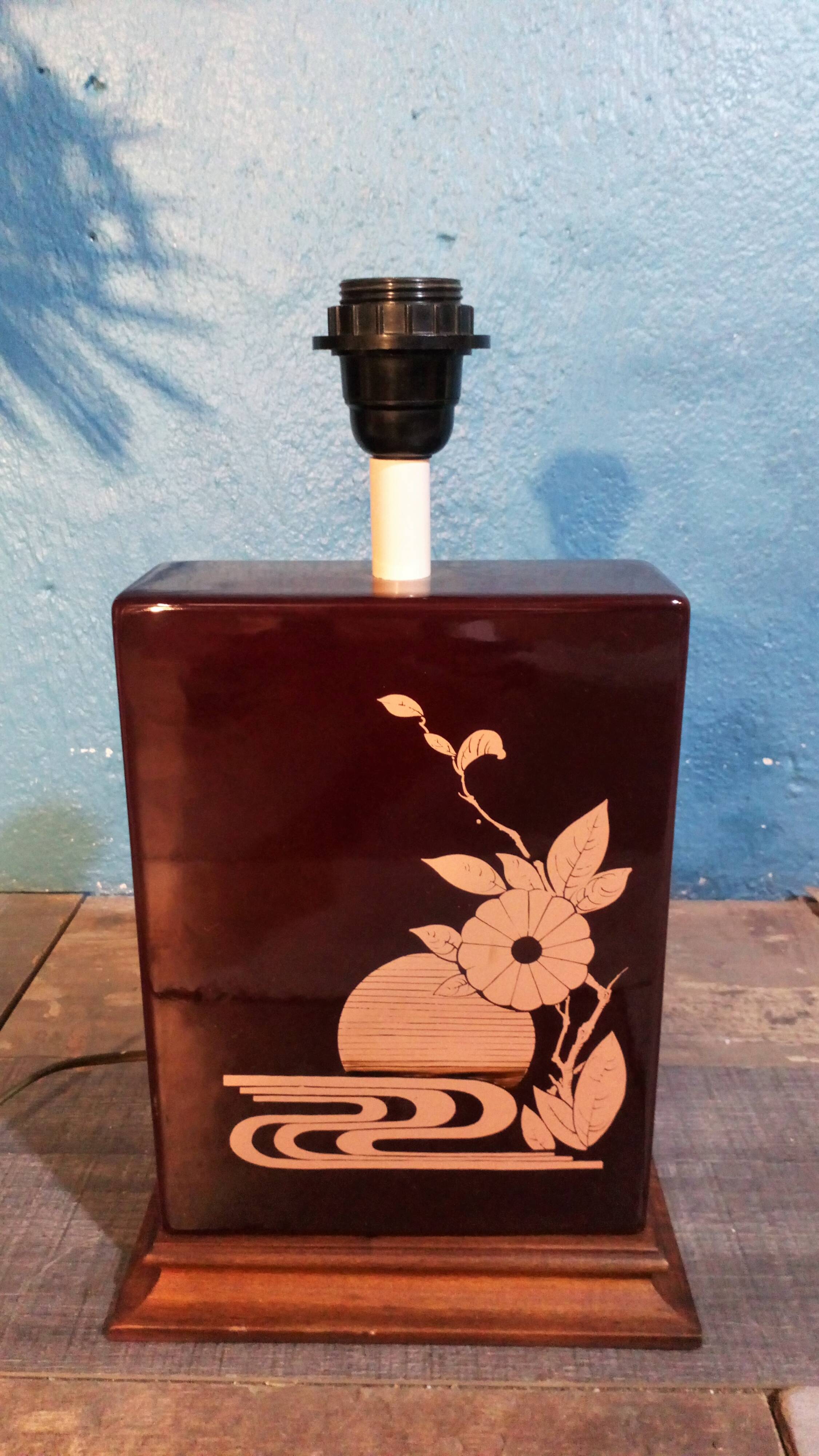 Ceramic lamp "Japan" 1970s