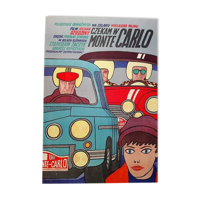 Fil Monte Carlo affiche polonaise originale  1969