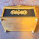 Old vintage box in gilded bronze empire