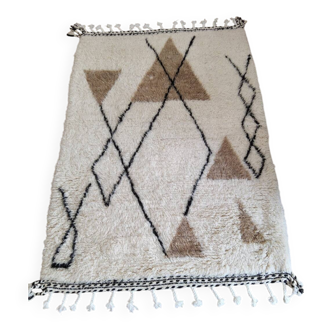 Tapis boujaad tissé en laine naturel fait main 250cmx150cm