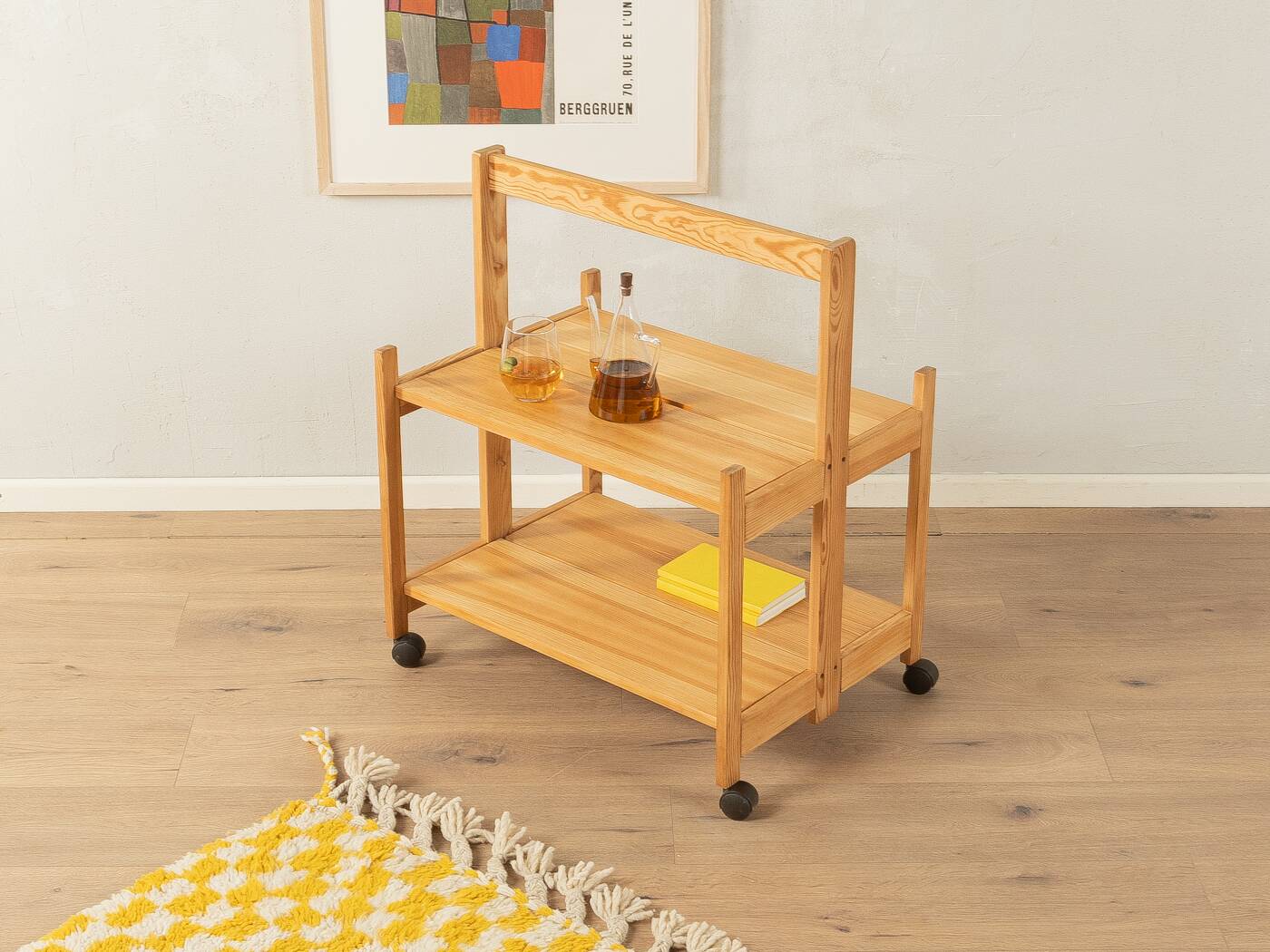 1980s foldable Serving Trolley