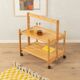 1980s foldable Serving Trolley