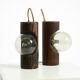 Pair of rare 1960s Temde table and wall lamps made of solid pine