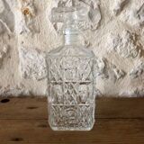 Large ornate glass carafe
