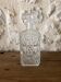Large ornate glass carafe