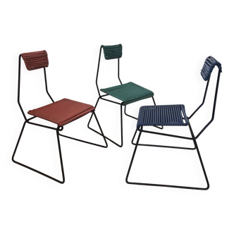 Set of 3 vintage 1950s chairs