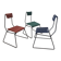 Set of 3 vintage 1950s chairs