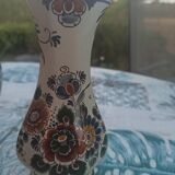 hand made Delft polychrome vase set