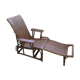 Chair long vintage rattan