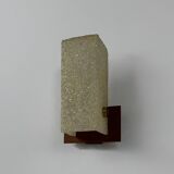 Vintage wall light, Perspex and wood, France, 1960.