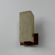 Vintage wall light, Perspex and wood, France, 1960.