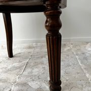 Restoration armchair in mahogany