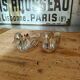 Set of two antique silver-plated candlesticks.