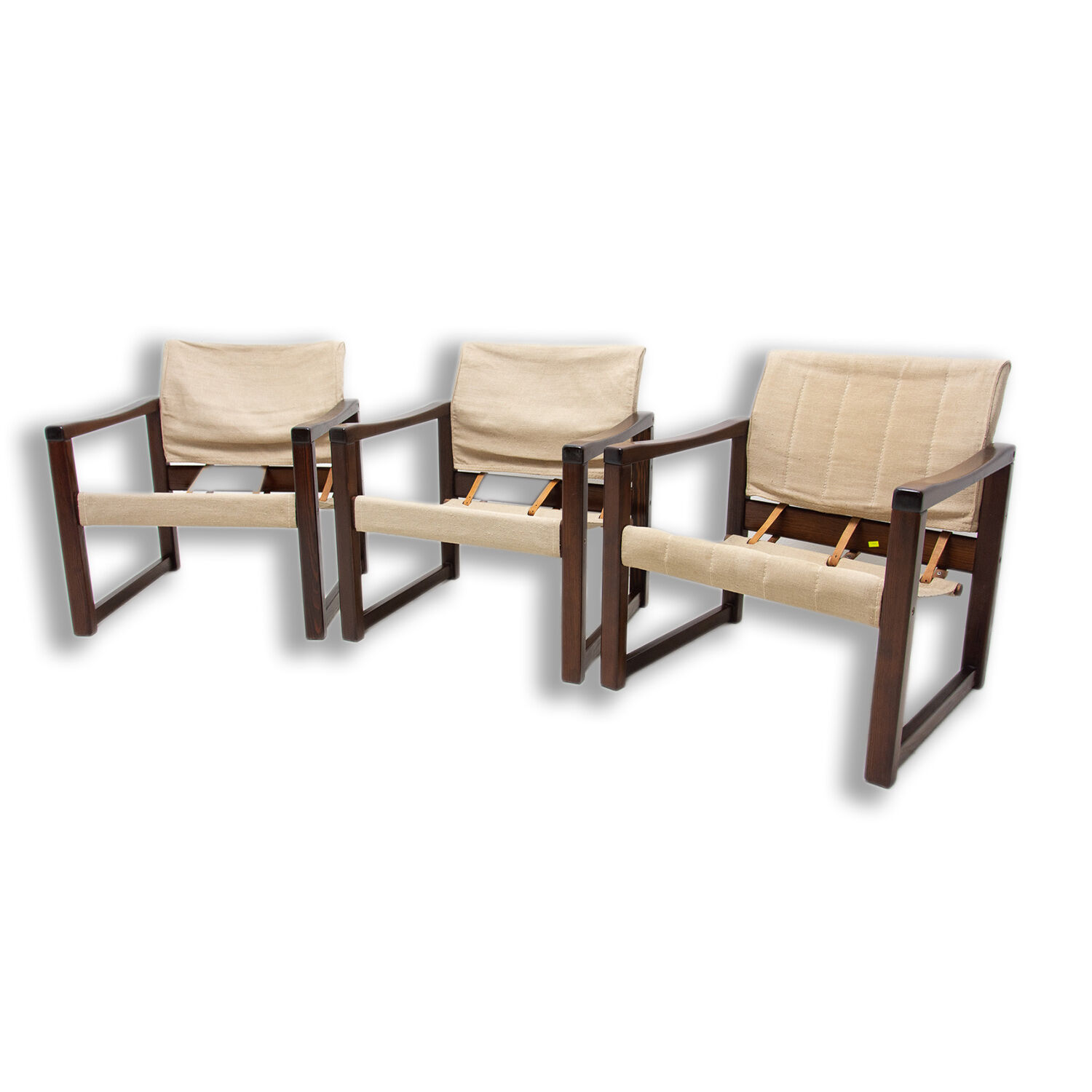 Safari Chairs by Karin Mobring, 1980s, set of 3