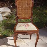 Antique Louis XV style walnut chair