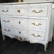 Patinated royal chest of drawers Louis XV style