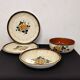 Crockery set model Corfu signed BOCH La Louvière.