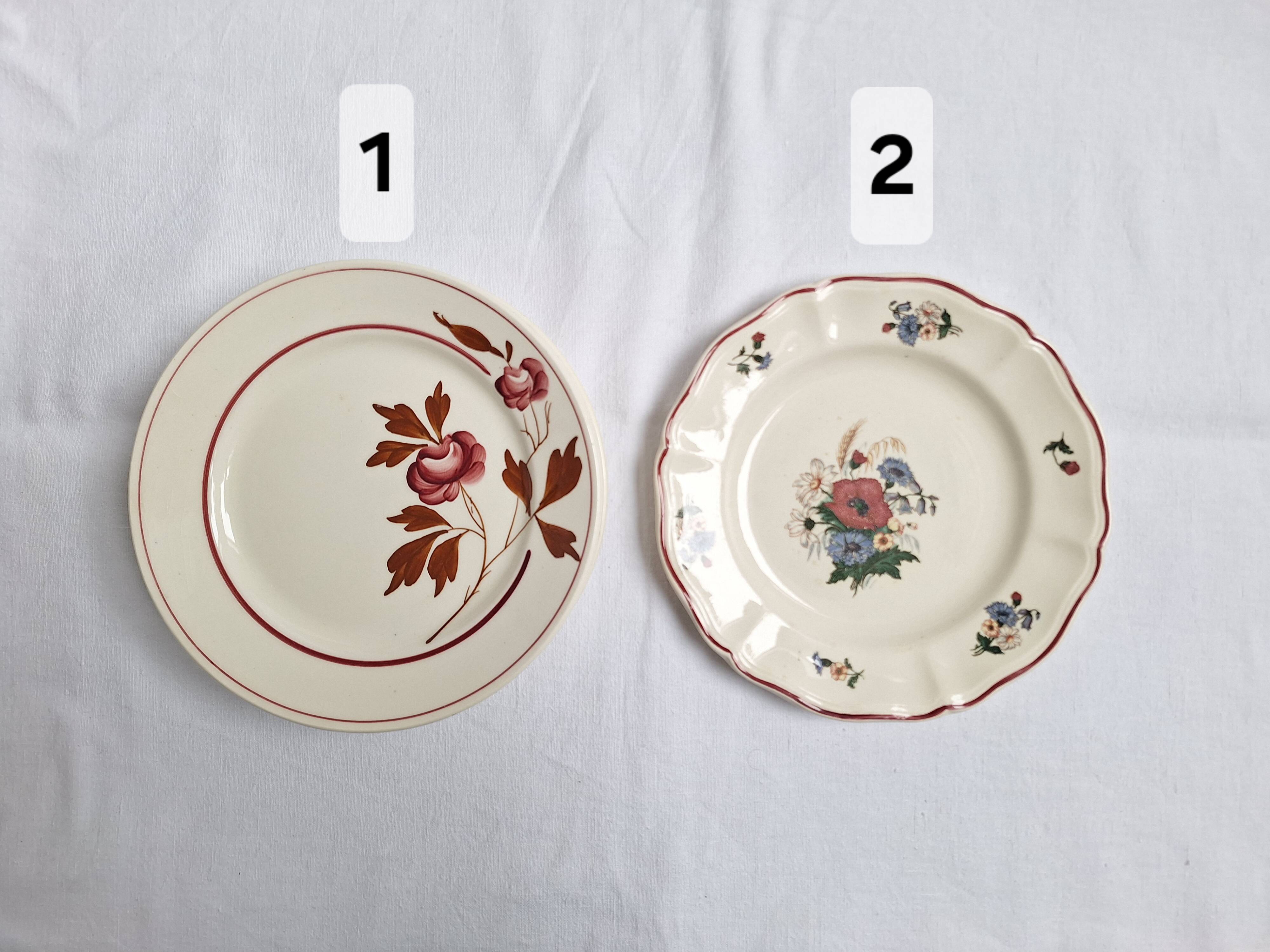 Luneville dessert plates