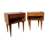 Paire de tables de chevet