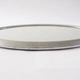Art Deco oval mirror top