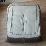 3-seater sofa, armchair and ottoman Togo velvet sofa designed by Michel Ducaroy 1973