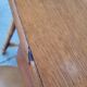 1950 vintage rattan dressing table with sun mirror